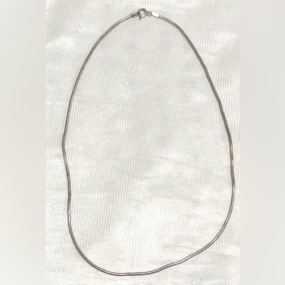 925 Italy Silver Chain Necklace - Picture 7 of 8